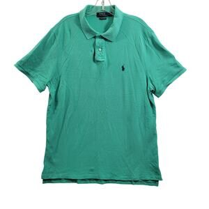 Polo By Ralph Lauren Turquoise Green Polo Shirt Size XL 21724-0674